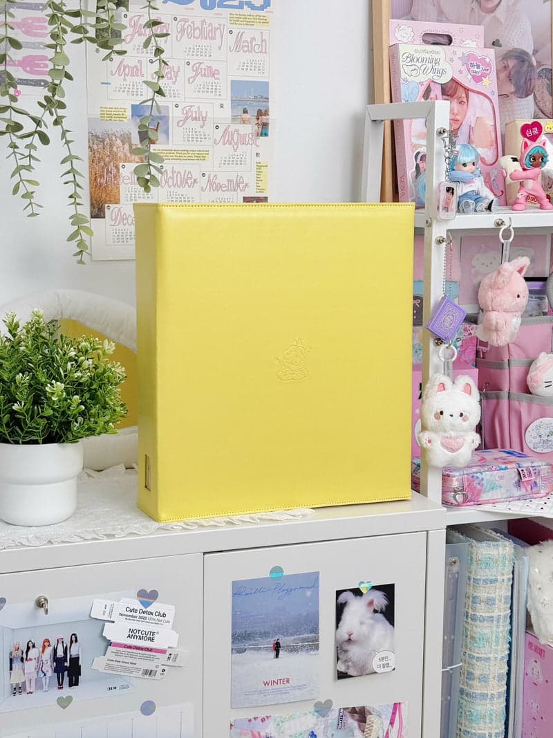 YELLOW ‘LEMON DROP’ A4 CUSTOM BINDER